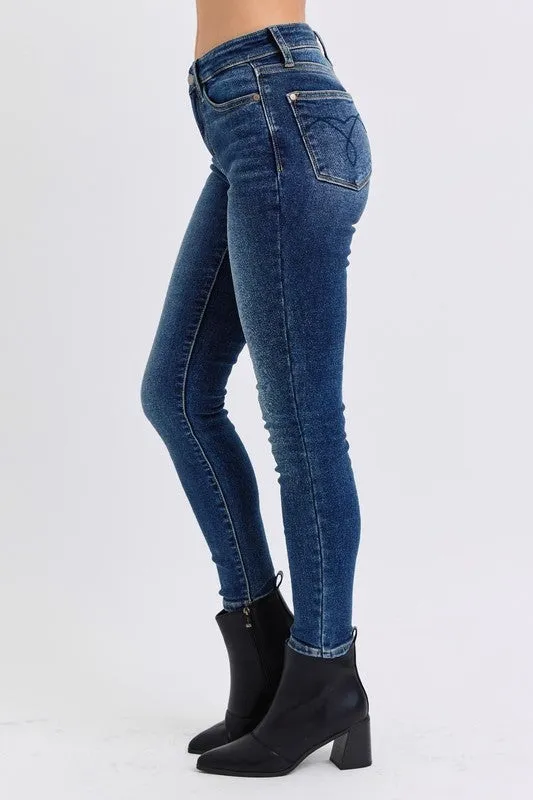 Judy Blue Non-Distressed Thermal Skinny Jeans