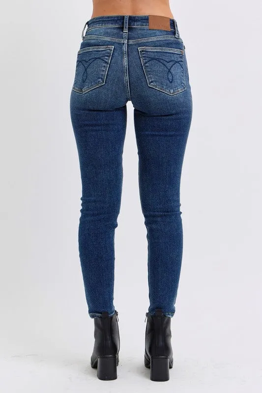 Judy Blue Non-Distressed Thermal Skinny Jeans