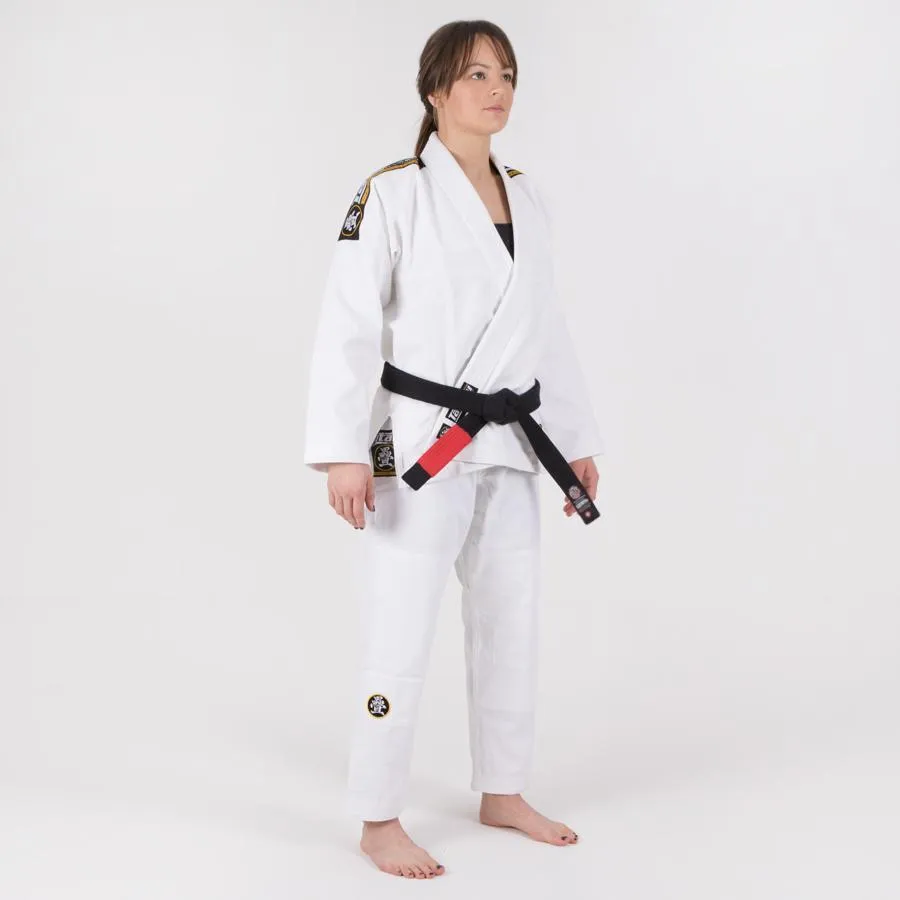 Kimono Femei Brazilian Jiu Jitsu TATAMI Nova Absolute Gi - Alb (Centura Alba Inclusa)