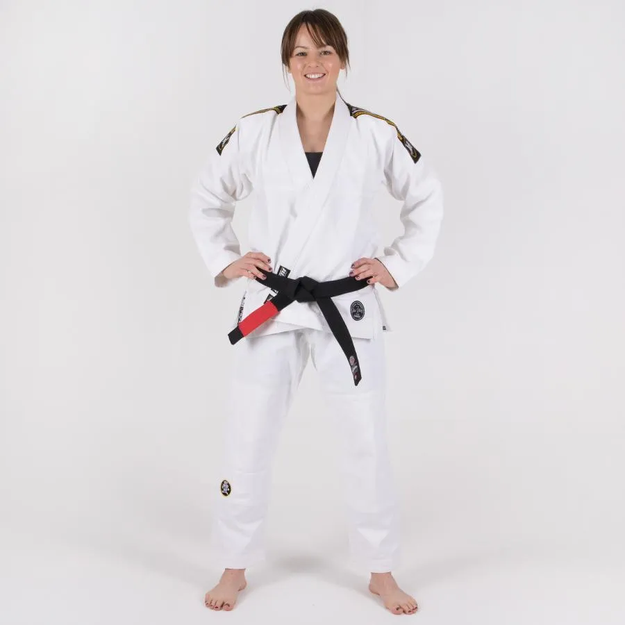 Kimono Femei Brazilian Jiu Jitsu TATAMI Nova Absolute Gi - Alb (Centura Alba Inclusa)