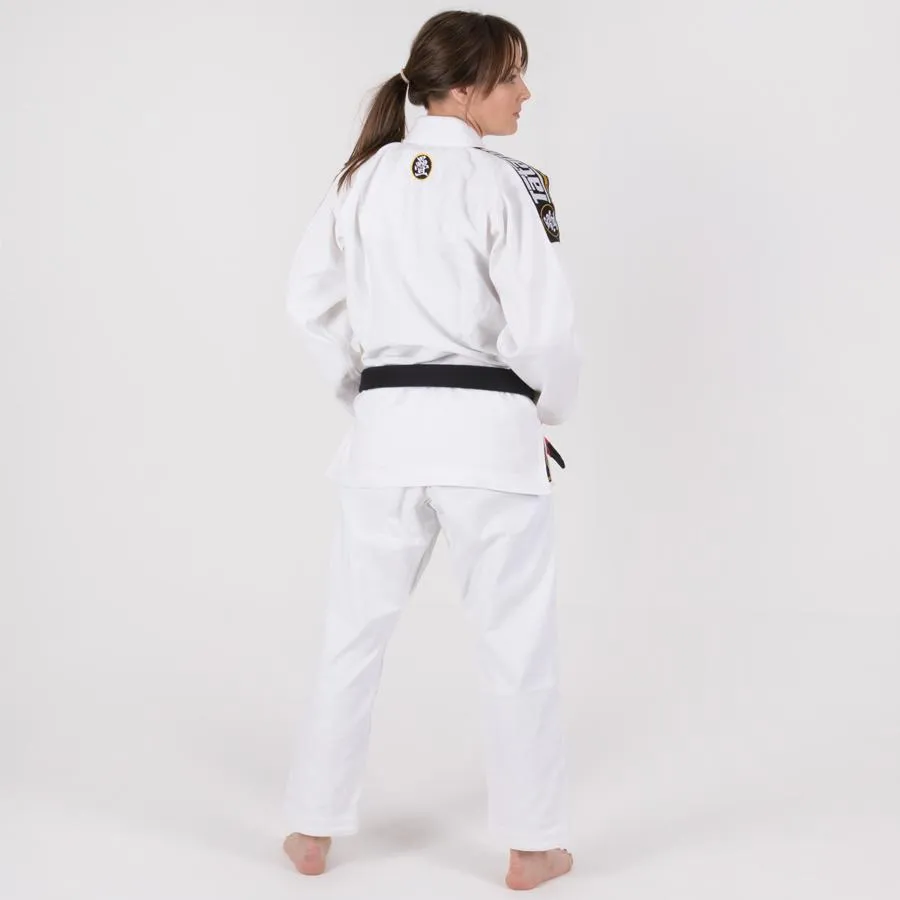 Kimono Femei Brazilian Jiu Jitsu TATAMI Nova Absolute Gi - Alb (Centura Alba Inclusa)