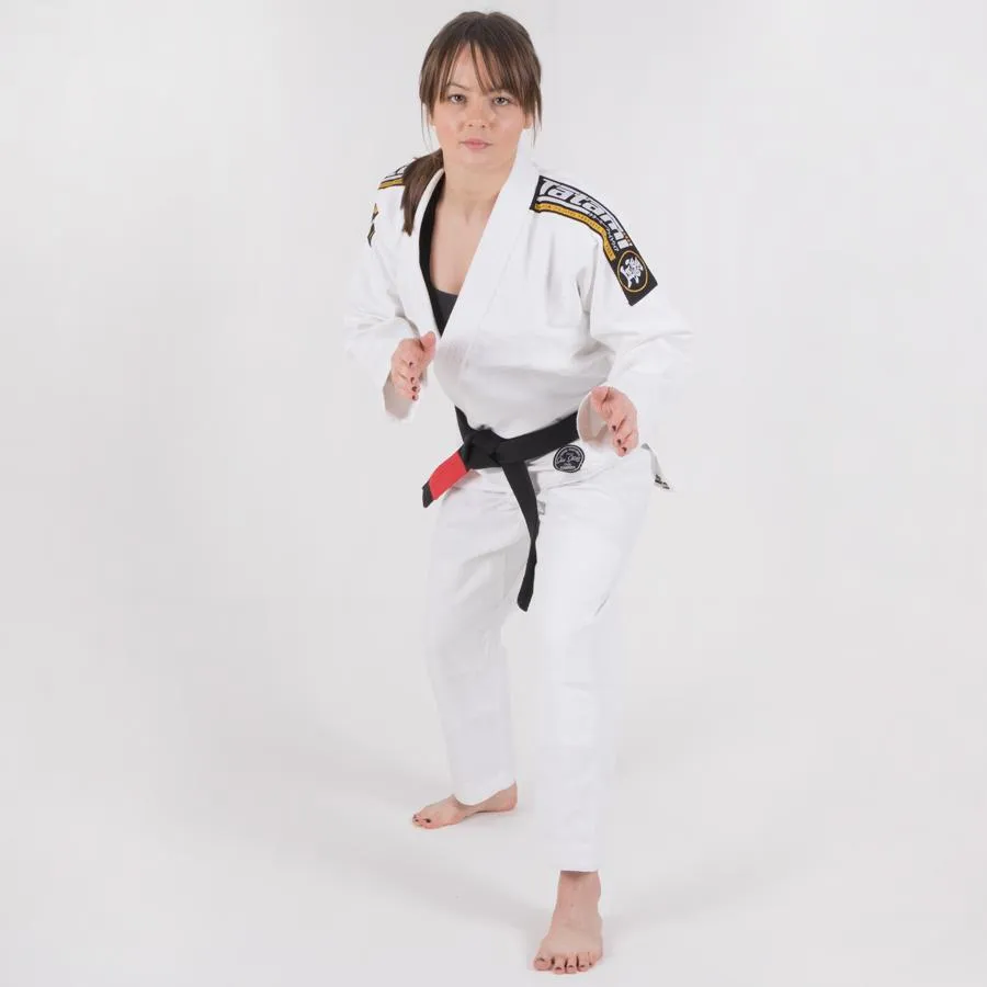 Kimono Femei Brazilian Jiu Jitsu TATAMI Nova Absolute Gi - Alb (Centura Alba Inclusa)