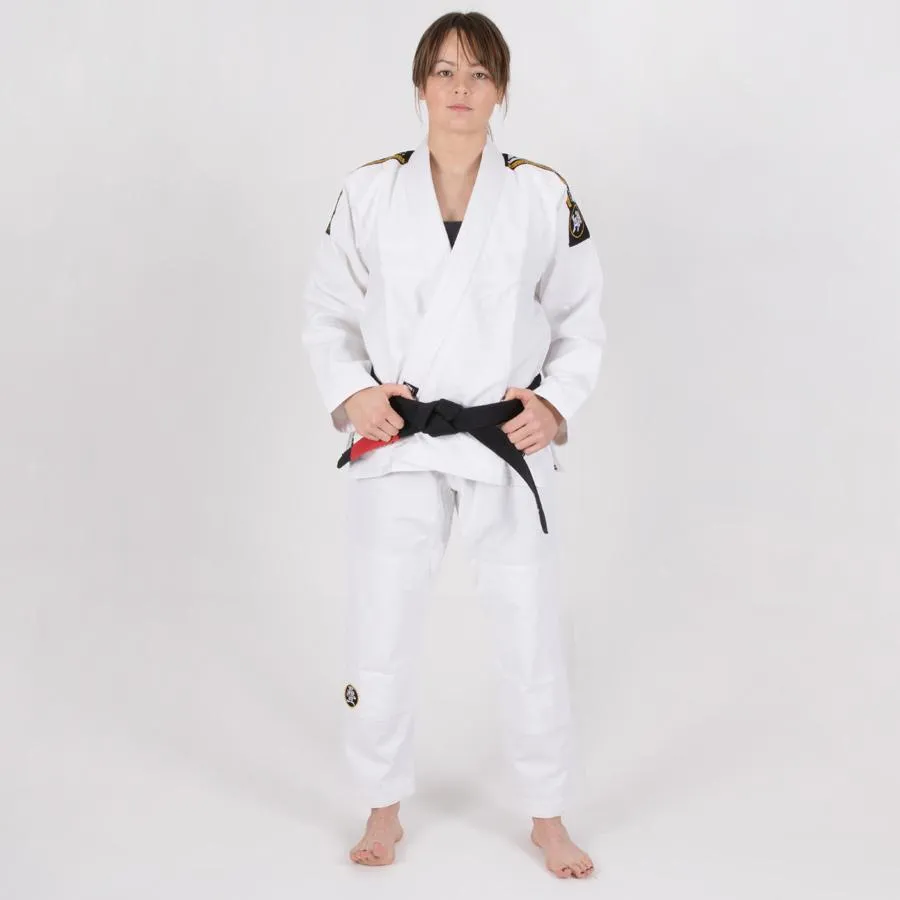 Kimono Femei Brazilian Jiu Jitsu TATAMI Nova Absolute Gi - Alb (Centura Alba Inclusa)