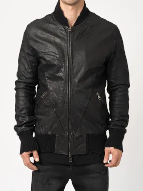 Leather Bomber