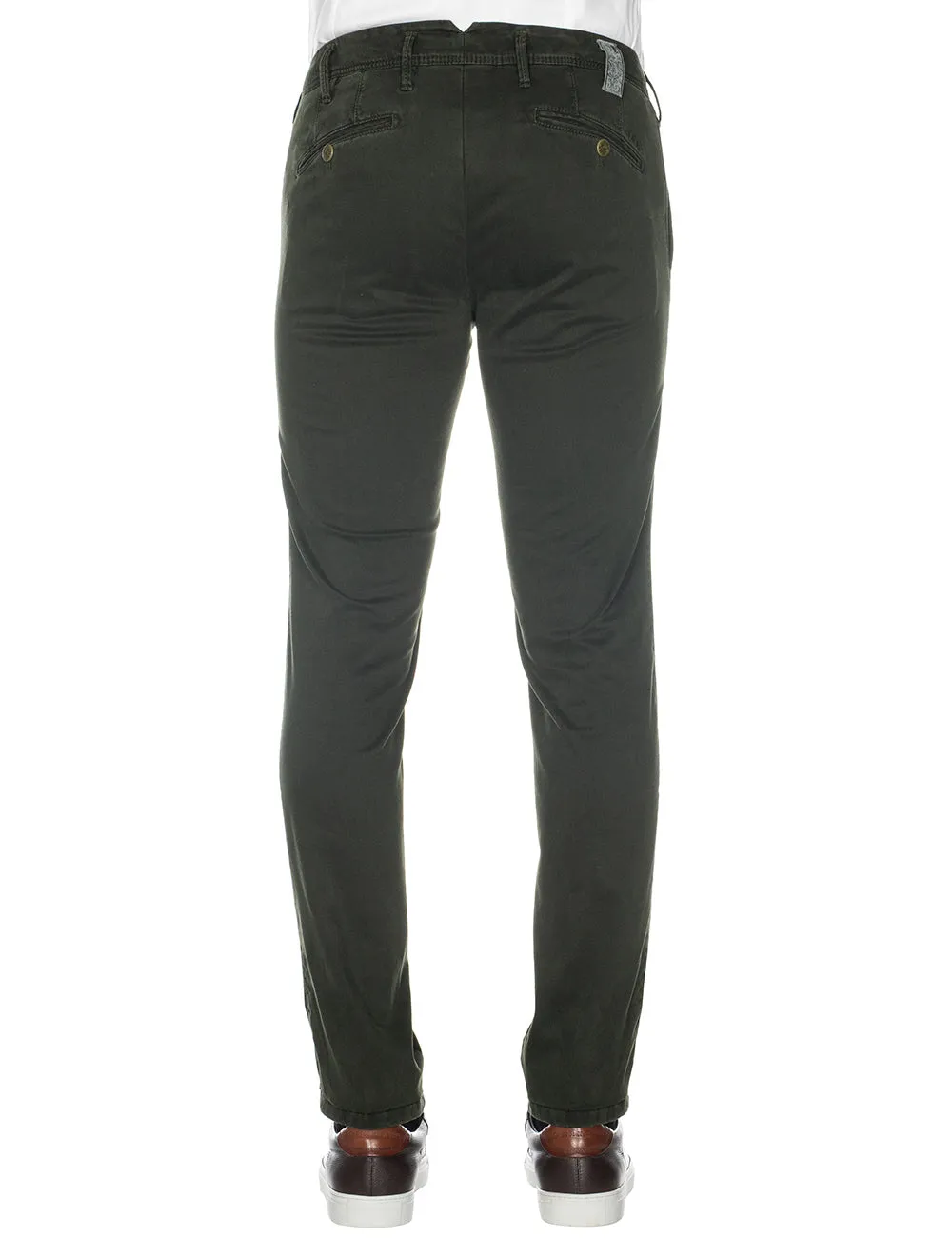 Lupus Slim Fit Cotton Trouser Green