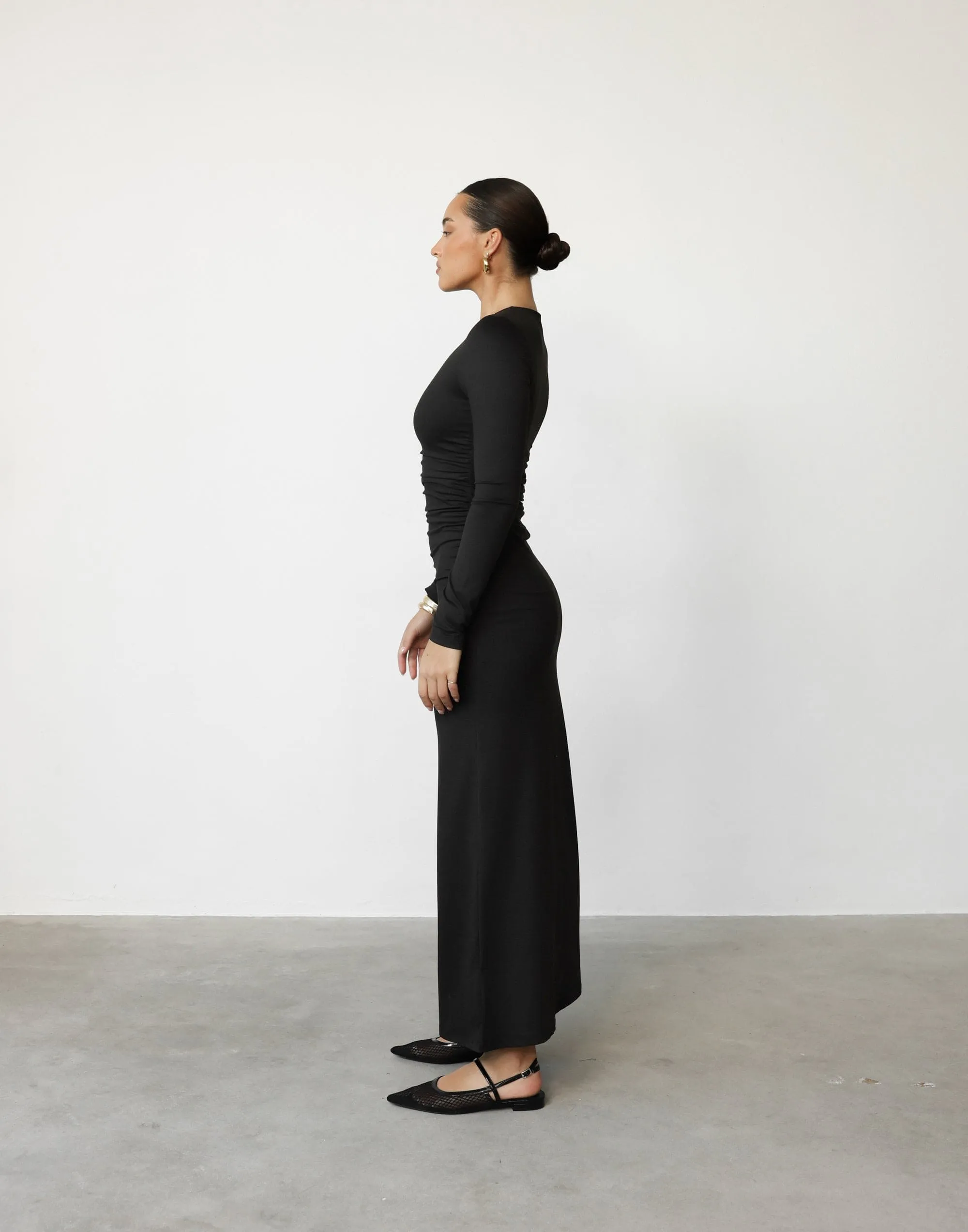 Manon Maxi Dress (Black)