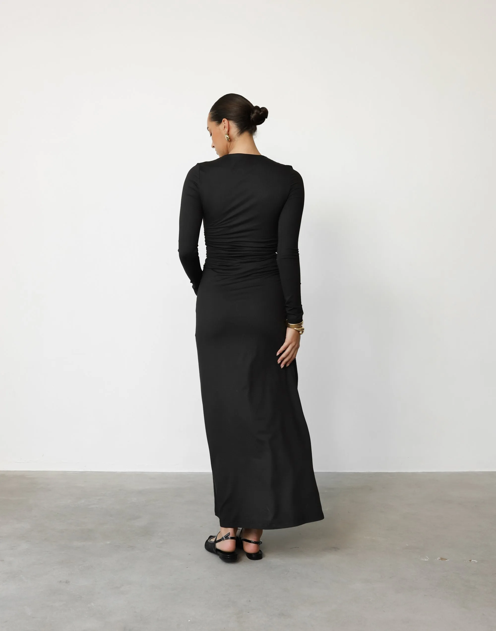 Manon Maxi Dress (Black)