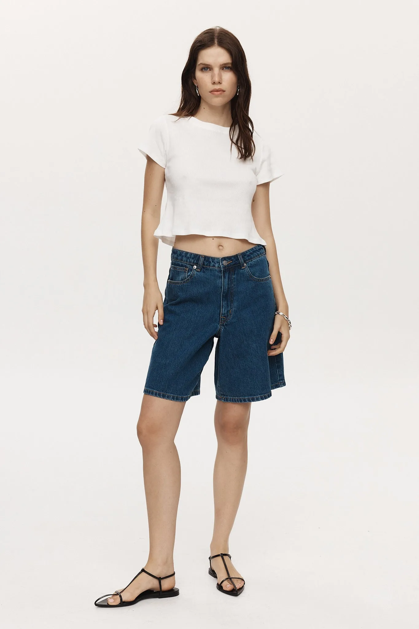 Marle Relaxed Jean Short - Heritage Blue