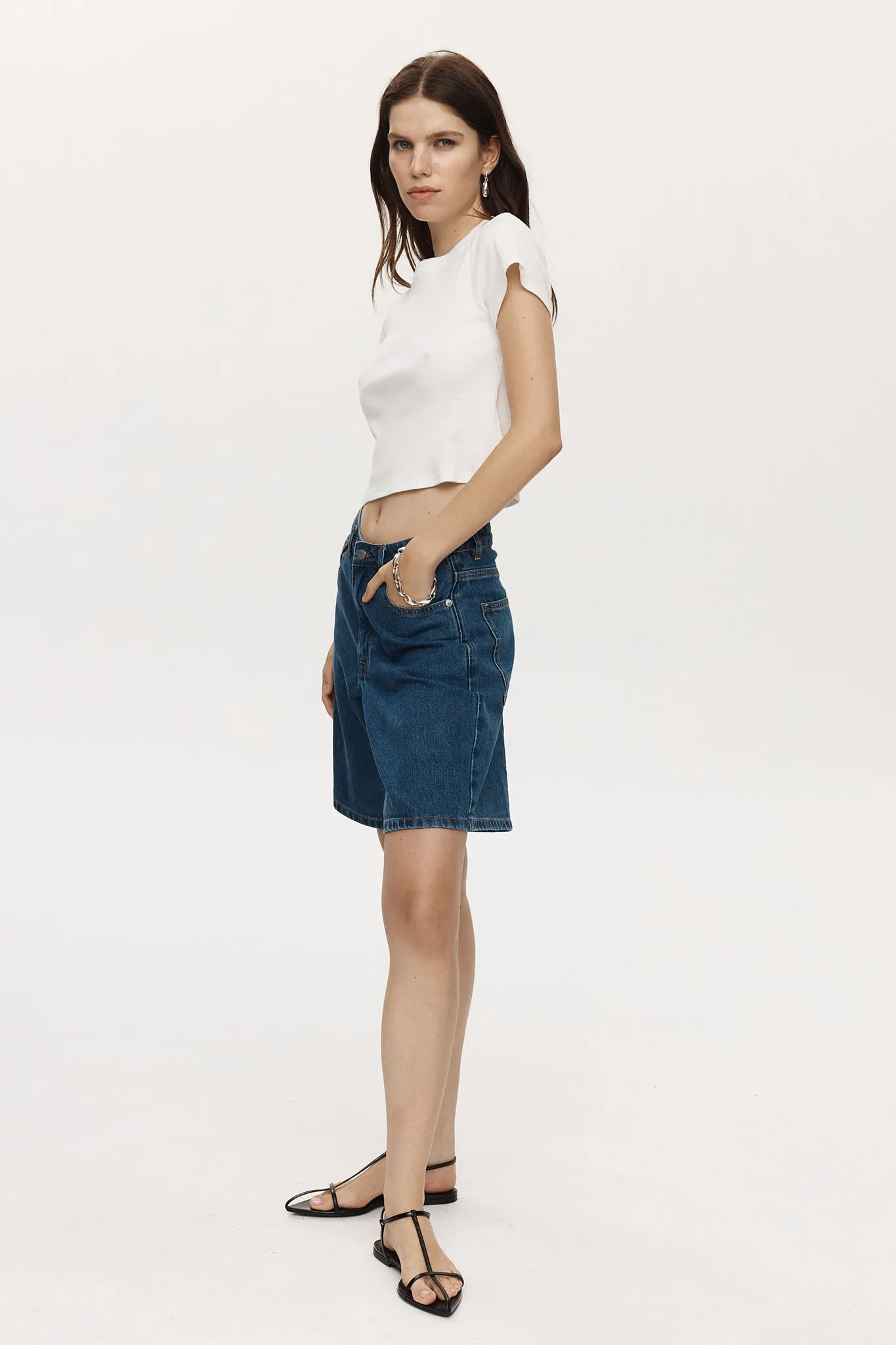 Marle Relaxed Jean Short - Heritage Blue