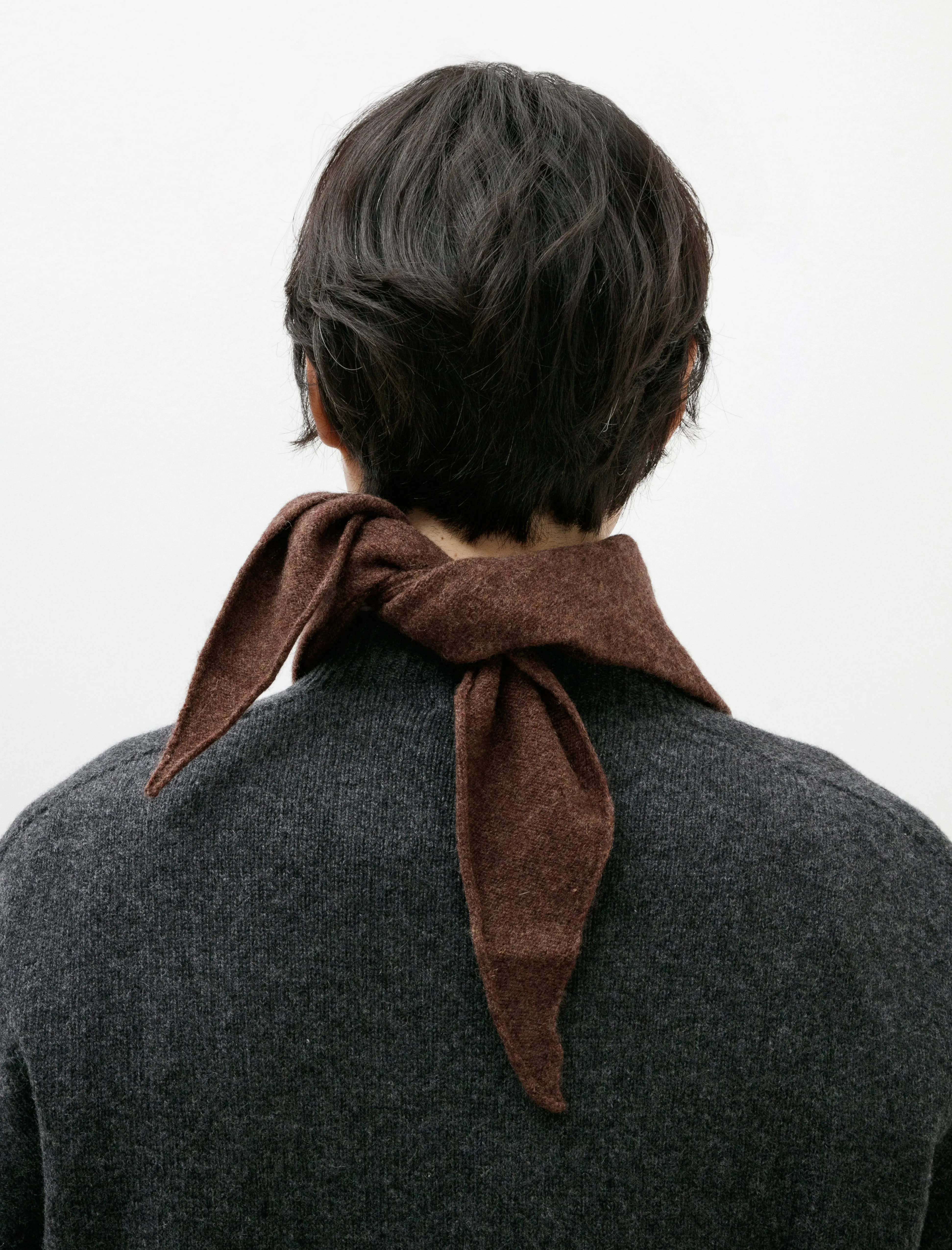 MHL Scout Scarf Lambswool Chestnut