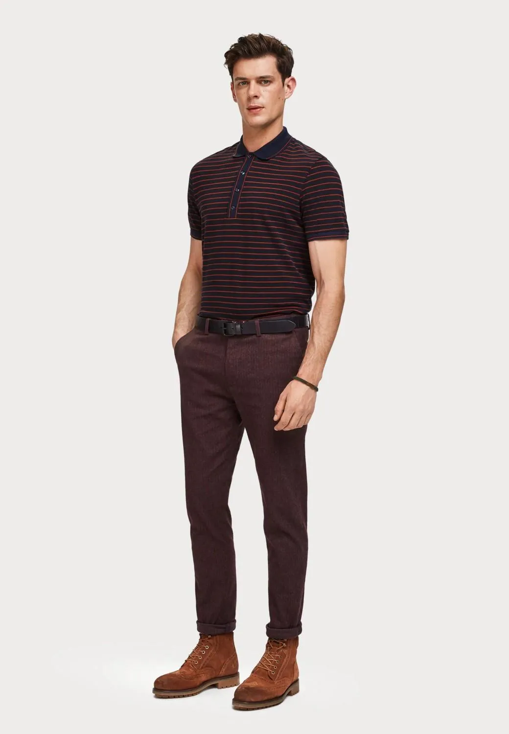 Mott Trousers (Maroon)