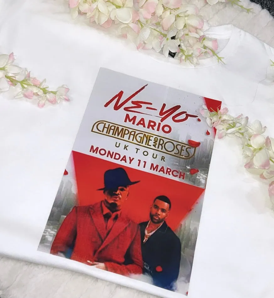 Neyo & mario champange & roses