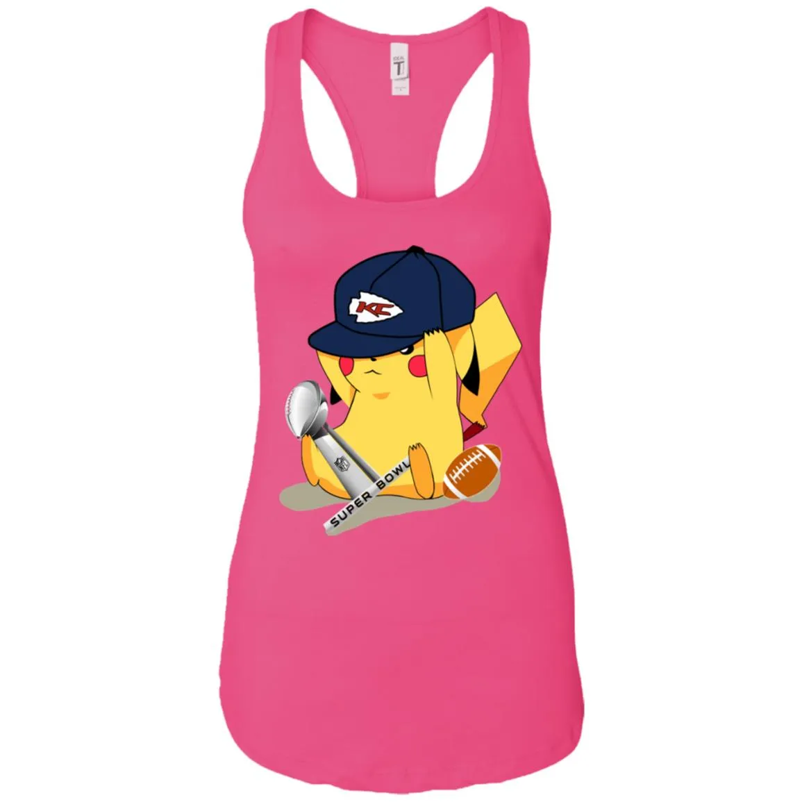 Nfl – Kansas City Chiefs Pikachu Super Bowl 2019 Football Women Tank Top