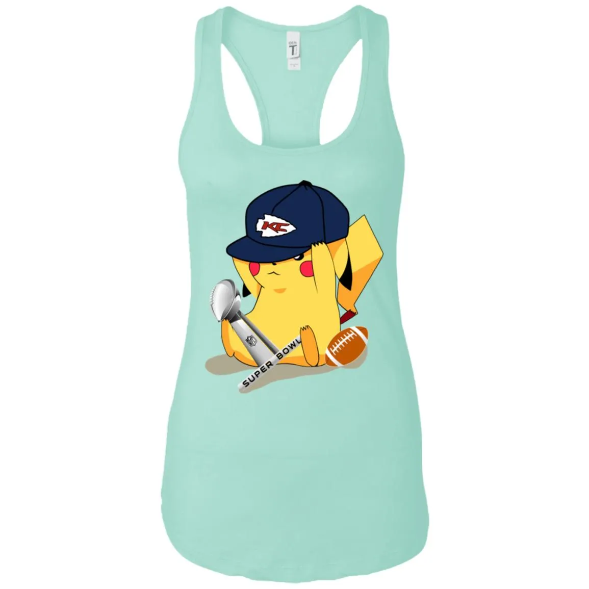 Nfl – Kansas City Chiefs Pikachu Super Bowl 2019 Football Women Tank Top