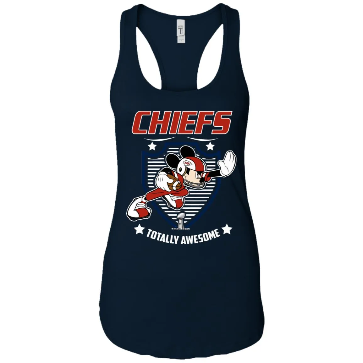 Nfl – Kansas City Chiefs Totally Awesome Mickey Mouse Super Bowl 2019 Football Women Tank Top