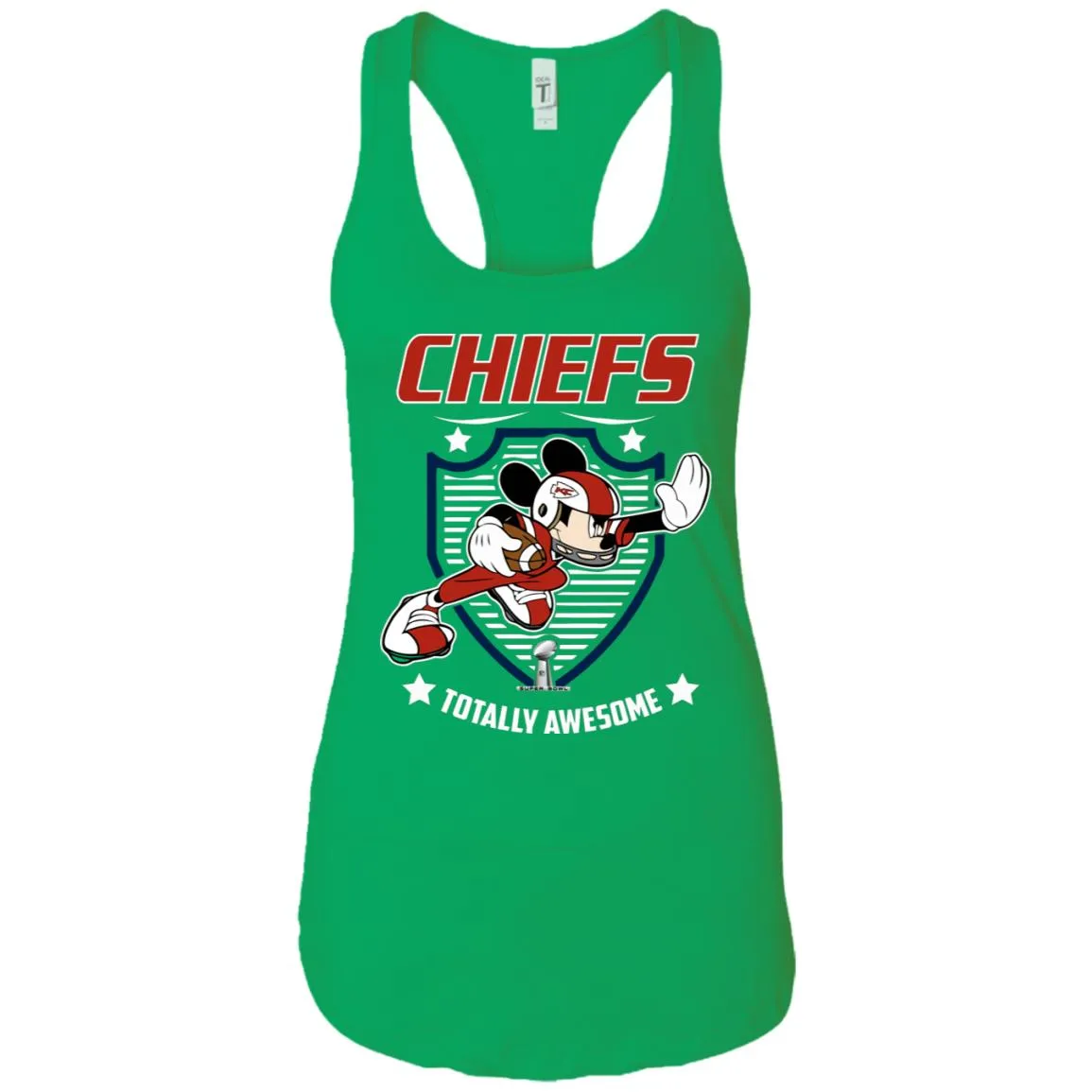 Nfl – Kansas City Chiefs Totally Awesome Mickey Mouse Super Bowl 2019 Football Women Tank Top