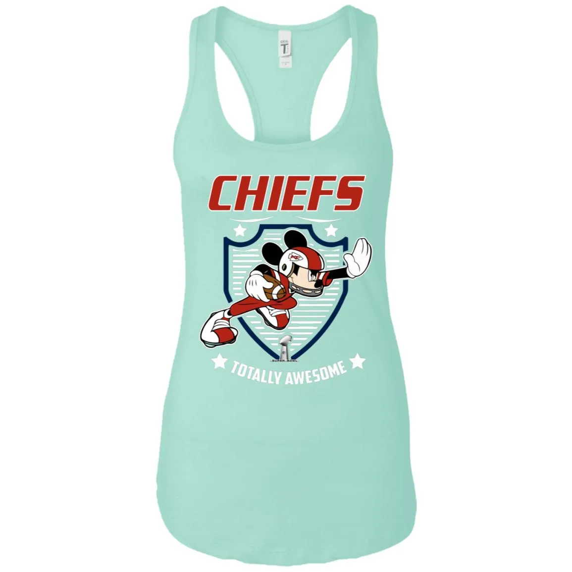 Nfl – Kansas City Chiefs Totally Awesome Mickey Mouse Super Bowl 2019 Football Women Tank Top