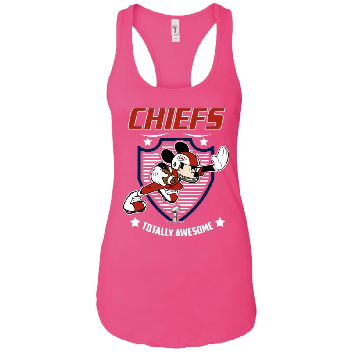 Nfl – Kansas City Chiefs Totally Awesome Mickey Mouse Super Bowl 2019 Football Women Tank Top