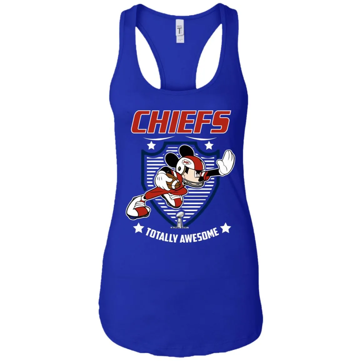 Nfl – Kansas City Chiefs Totally Awesome Mickey Mouse Super Bowl 2019 Football Women Tank Top