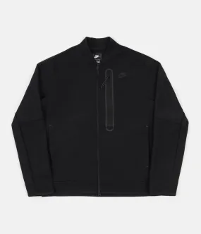 Nike Tech Fleece Bomber Jacket - Black / Black