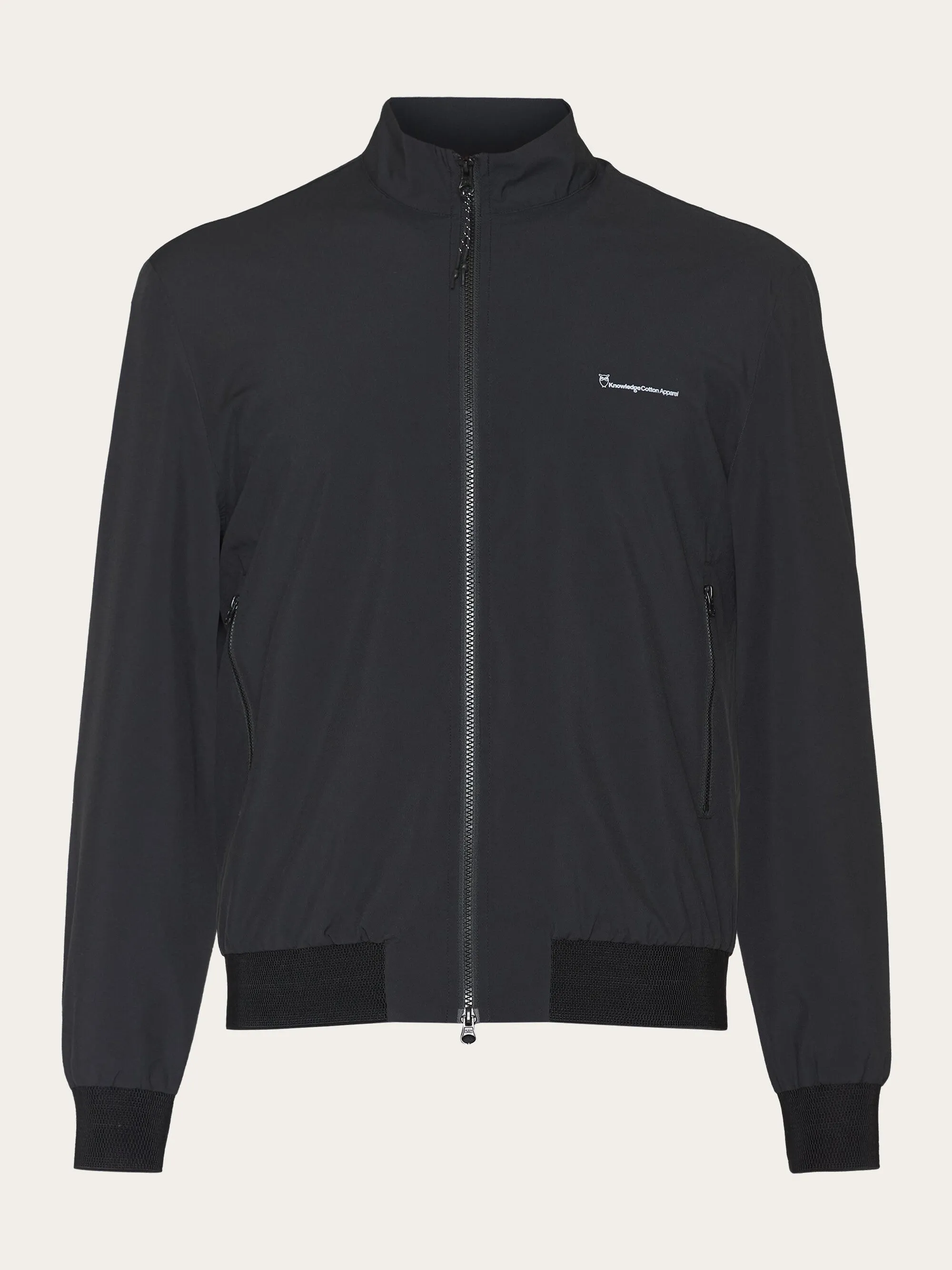 NORDENVIND™ Light shell bomber jacket - GRS/Vegan - Black Jet