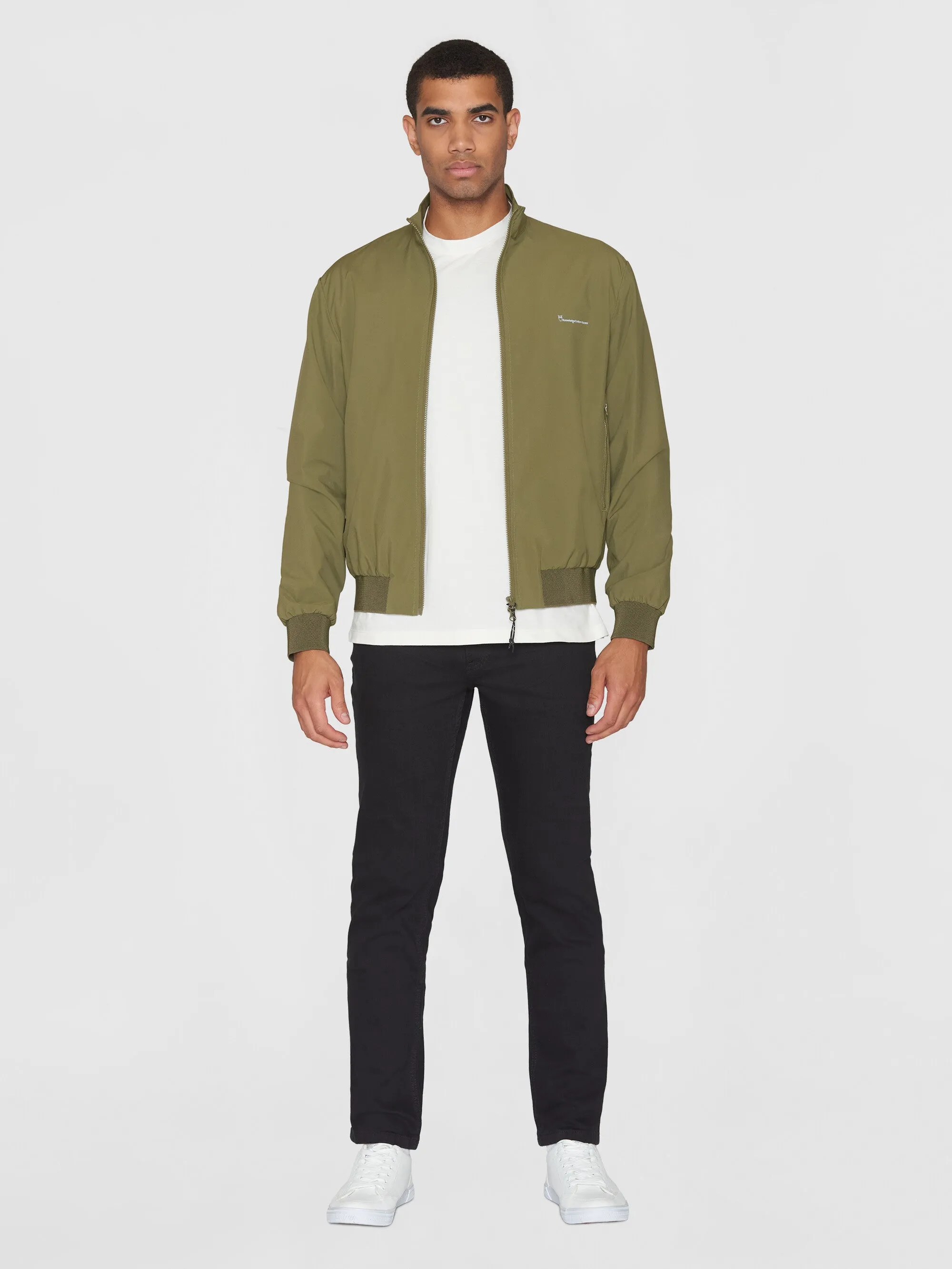 NORDENVIND™ Light shell bomber jacket - GRS/Vegan - Burned Olive