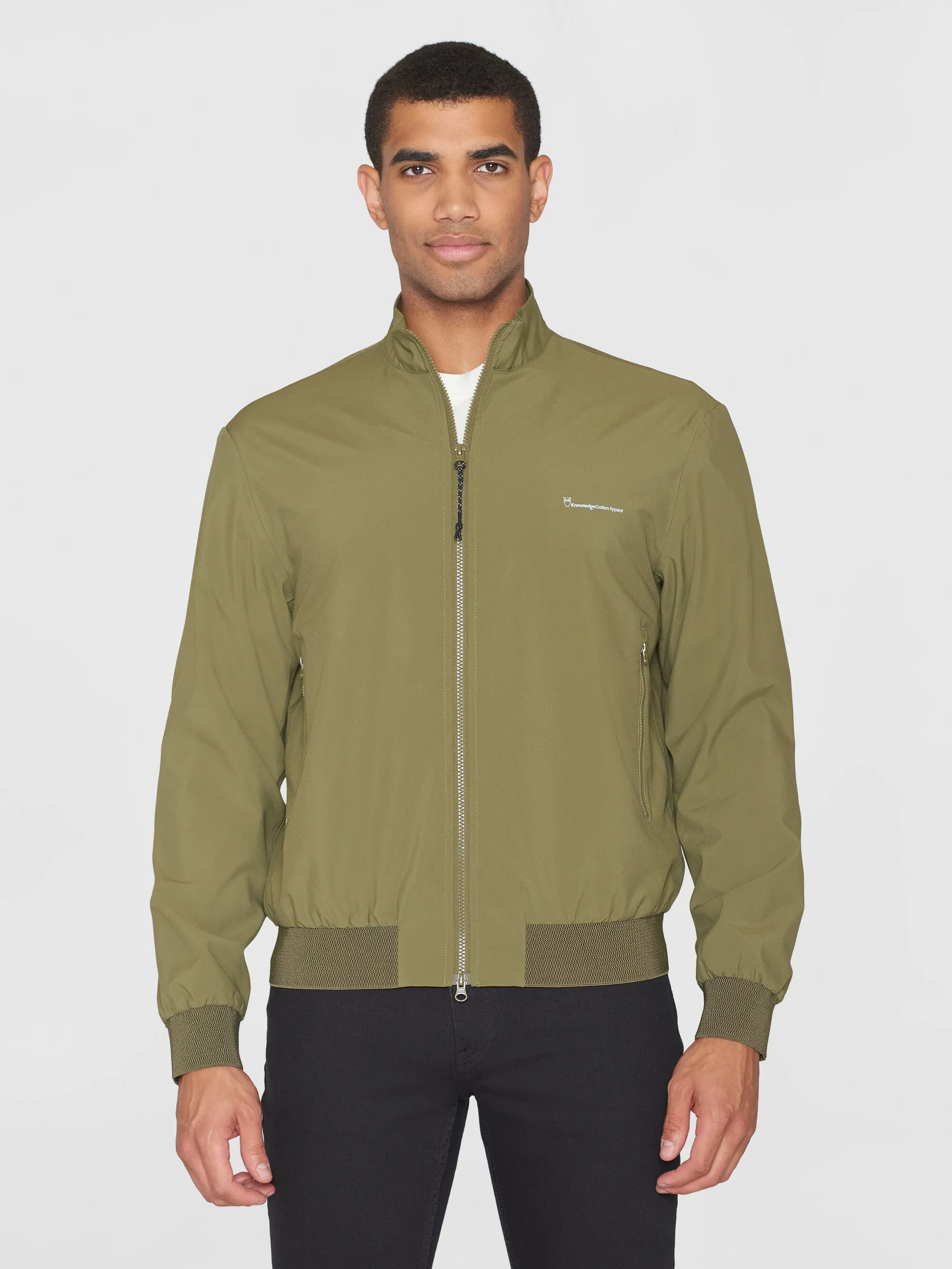 NORDENVIND™ Light shell bomber jacket - GRS/Vegan - Burned Olive