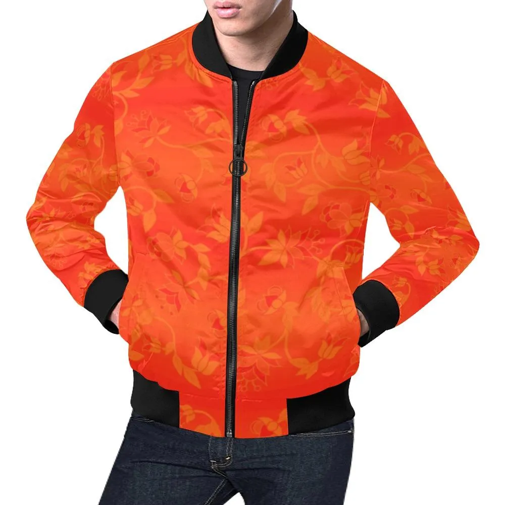 Orange Days Orange Carrying Their Prayers Bomber Jacket for Men