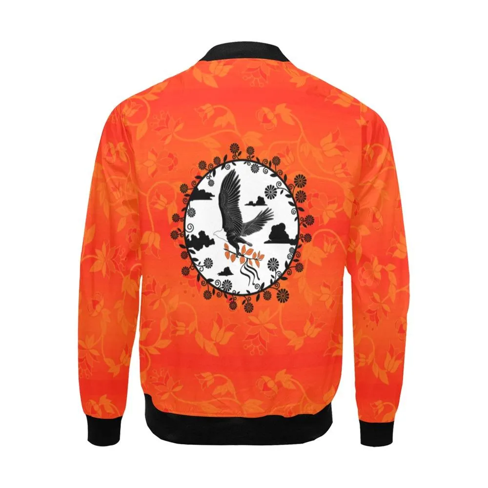 Orange Days Orange Carrying Their Prayers Bomber Jacket for Men