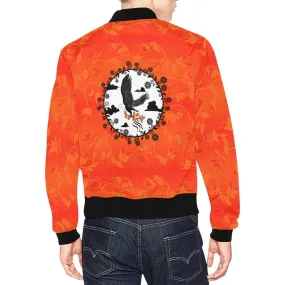 Orange Days Orange Carrying Their Prayers Bomber Jacket for Men