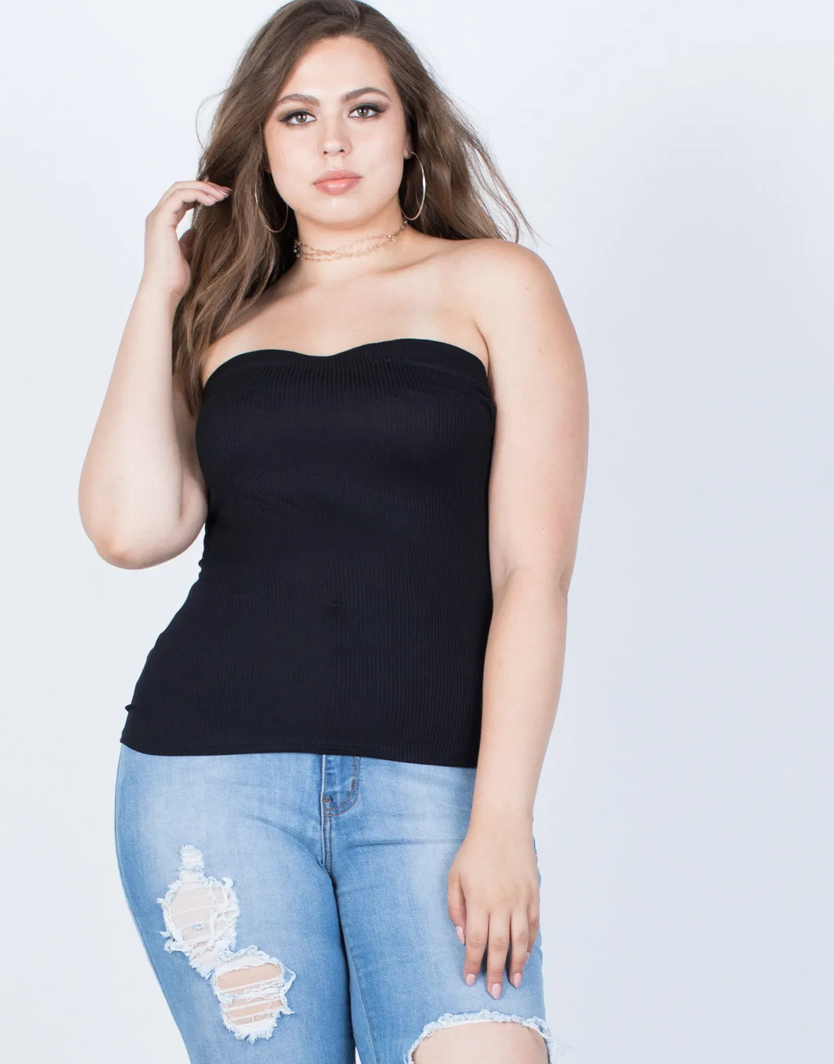 Plus Size Summer Tube Top