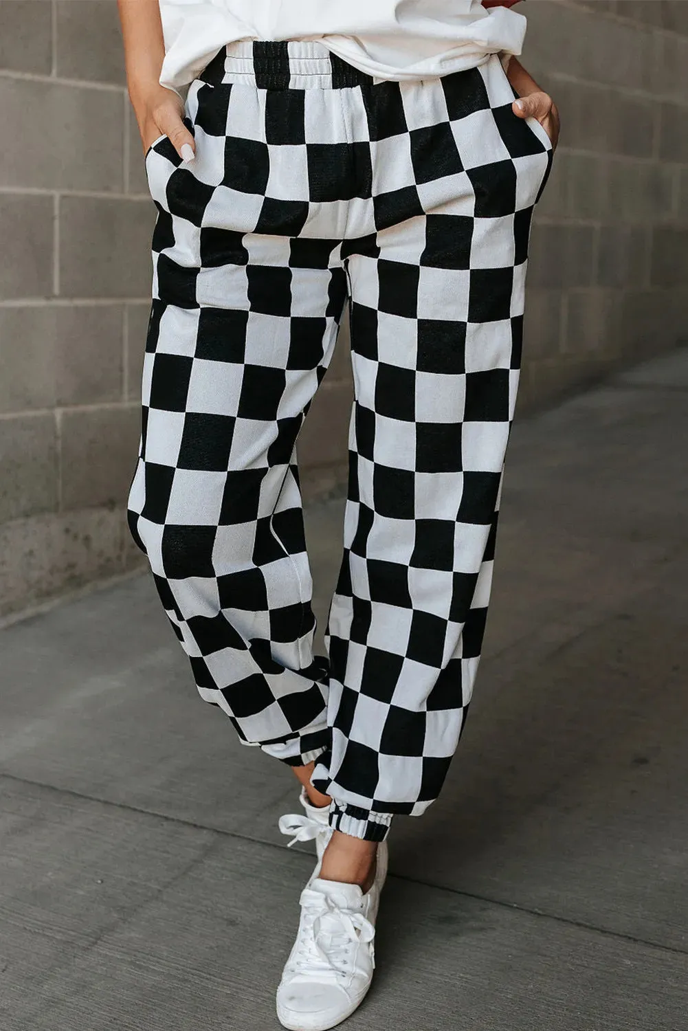 Popular Checkered Joggers