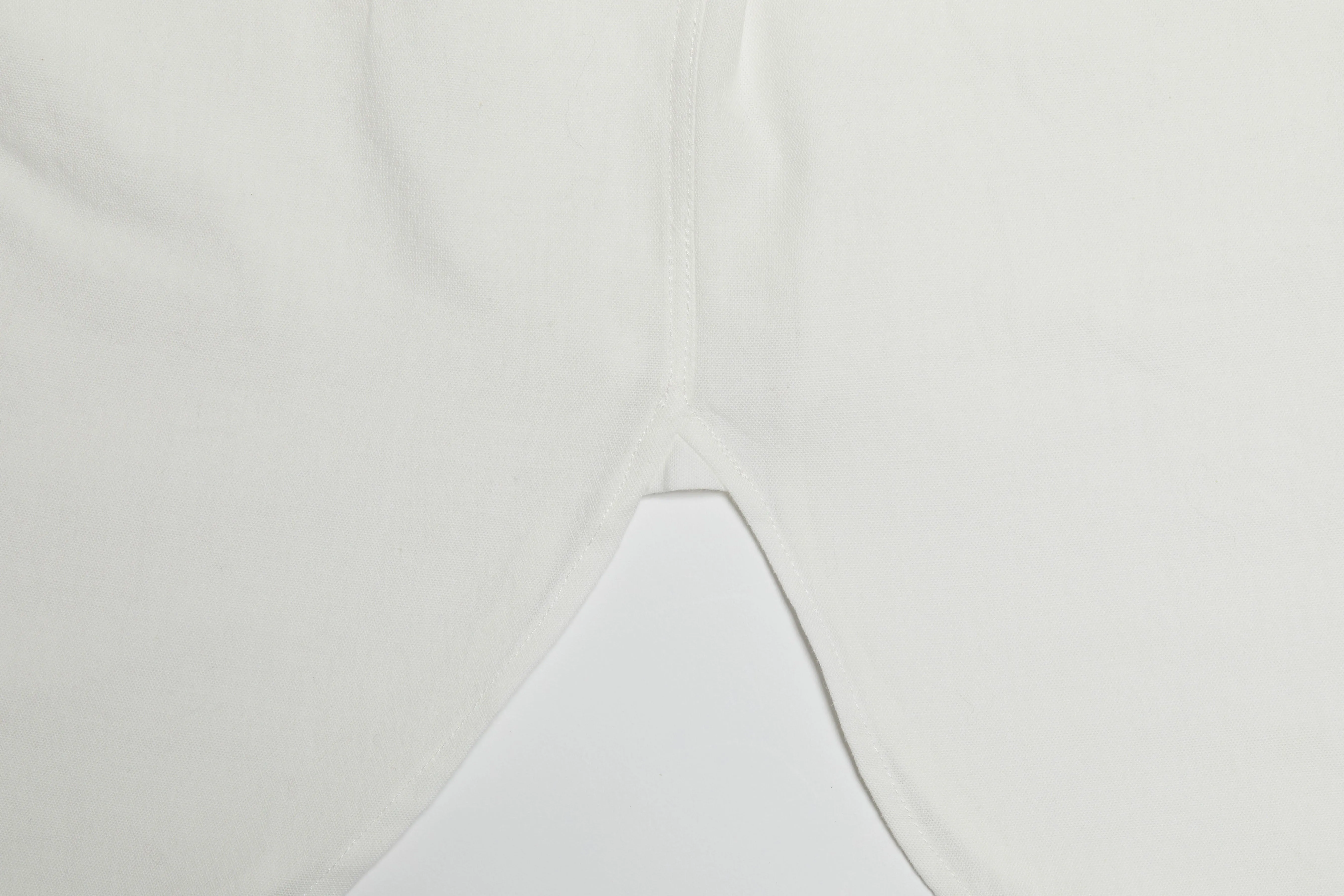 Pull-over Button-down Shirt (White)