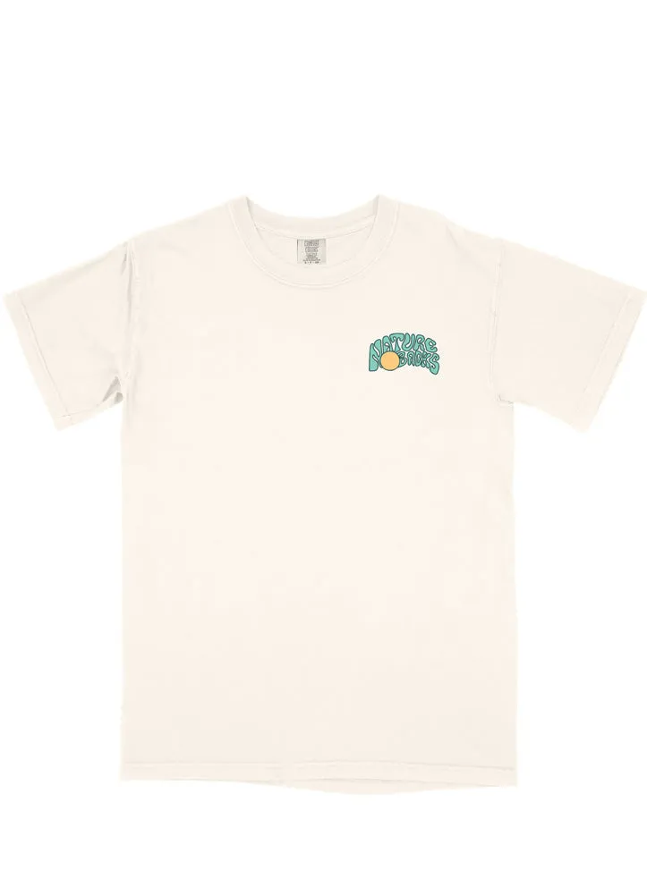 Pura Music Travel Love Tee in Ivory by Nature Backs