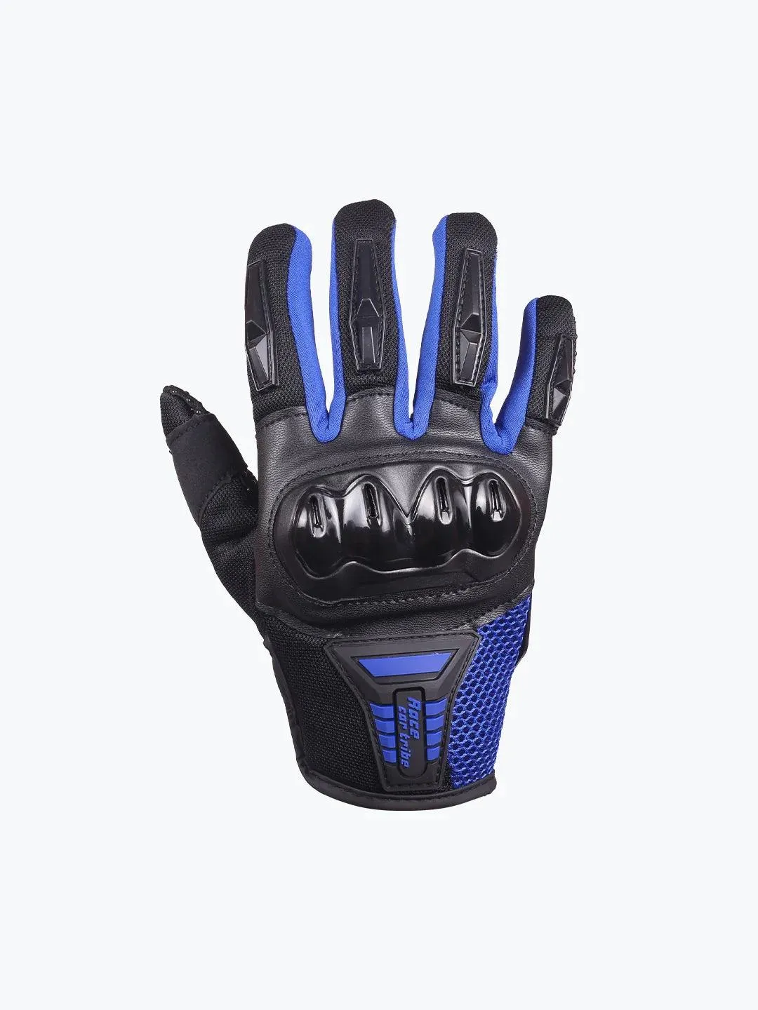 Race Car Tribe Gloves Economy Blue