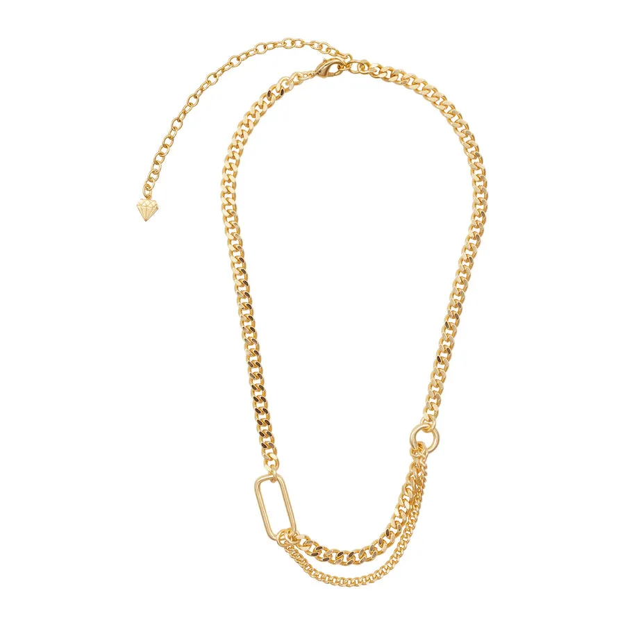 Reflect XL Curb Chain Gold Necklace