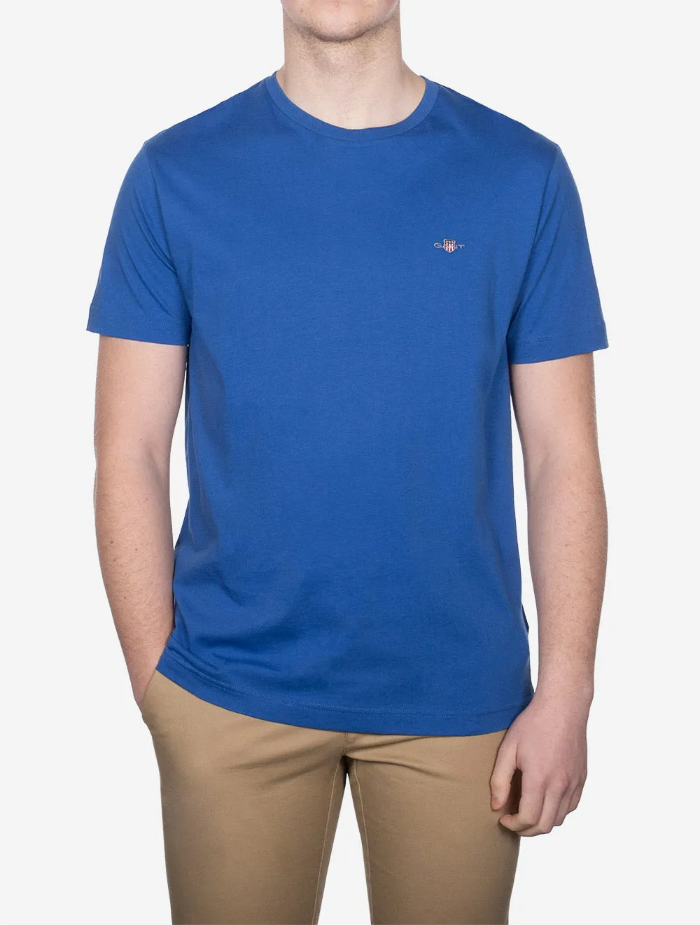 Regular Shield Short Sleeve T-Shirt Rich Blue