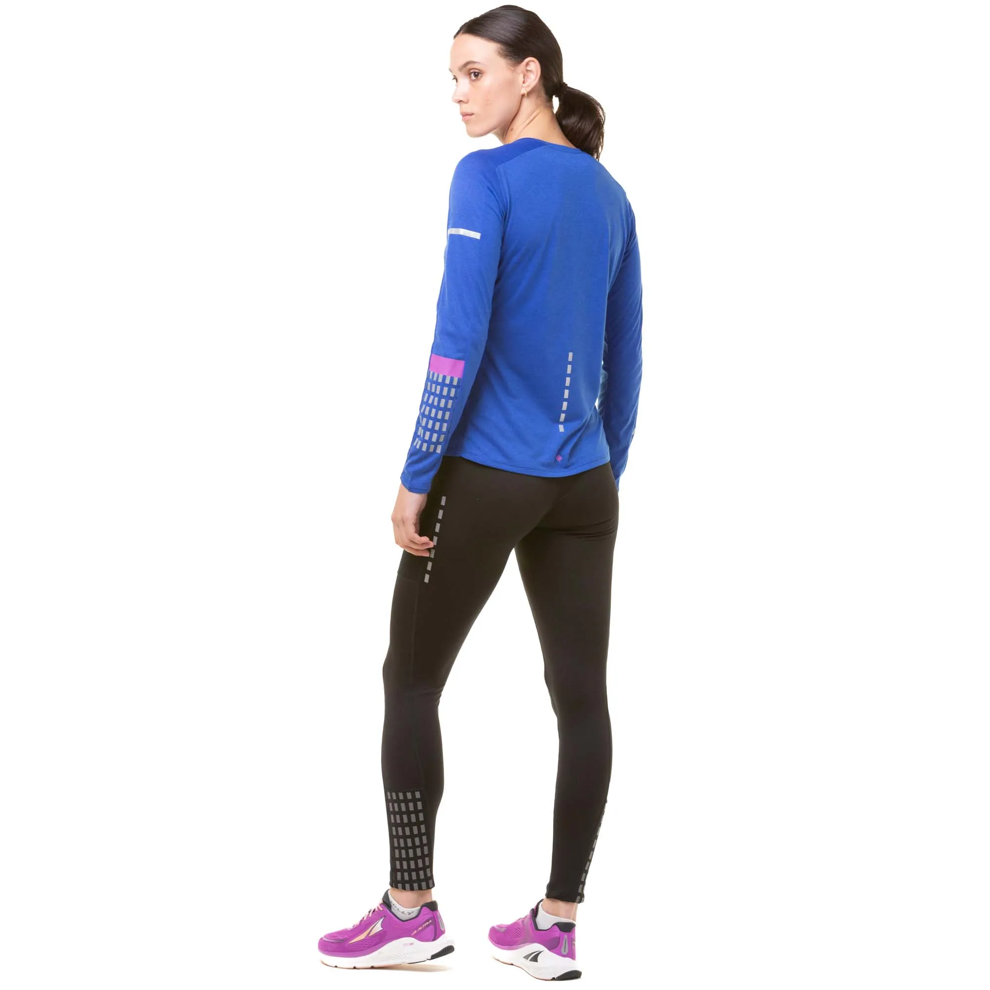 Ronhill | Women's Tech Afterhours L/S Tee - Cobalt