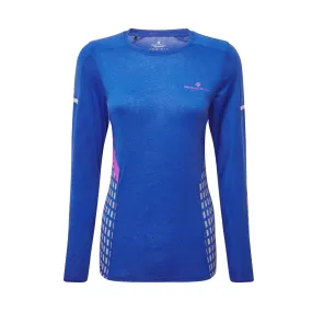 Ronhill | Women's Tech Afterhours L/S Tee - Cobalt