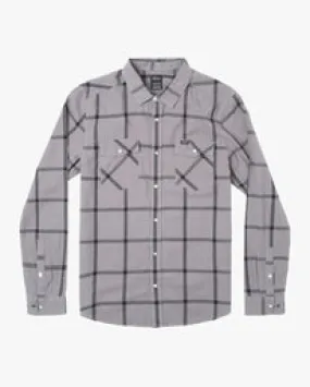 RVCA Neps Long Sleeve Shirt - Smoke