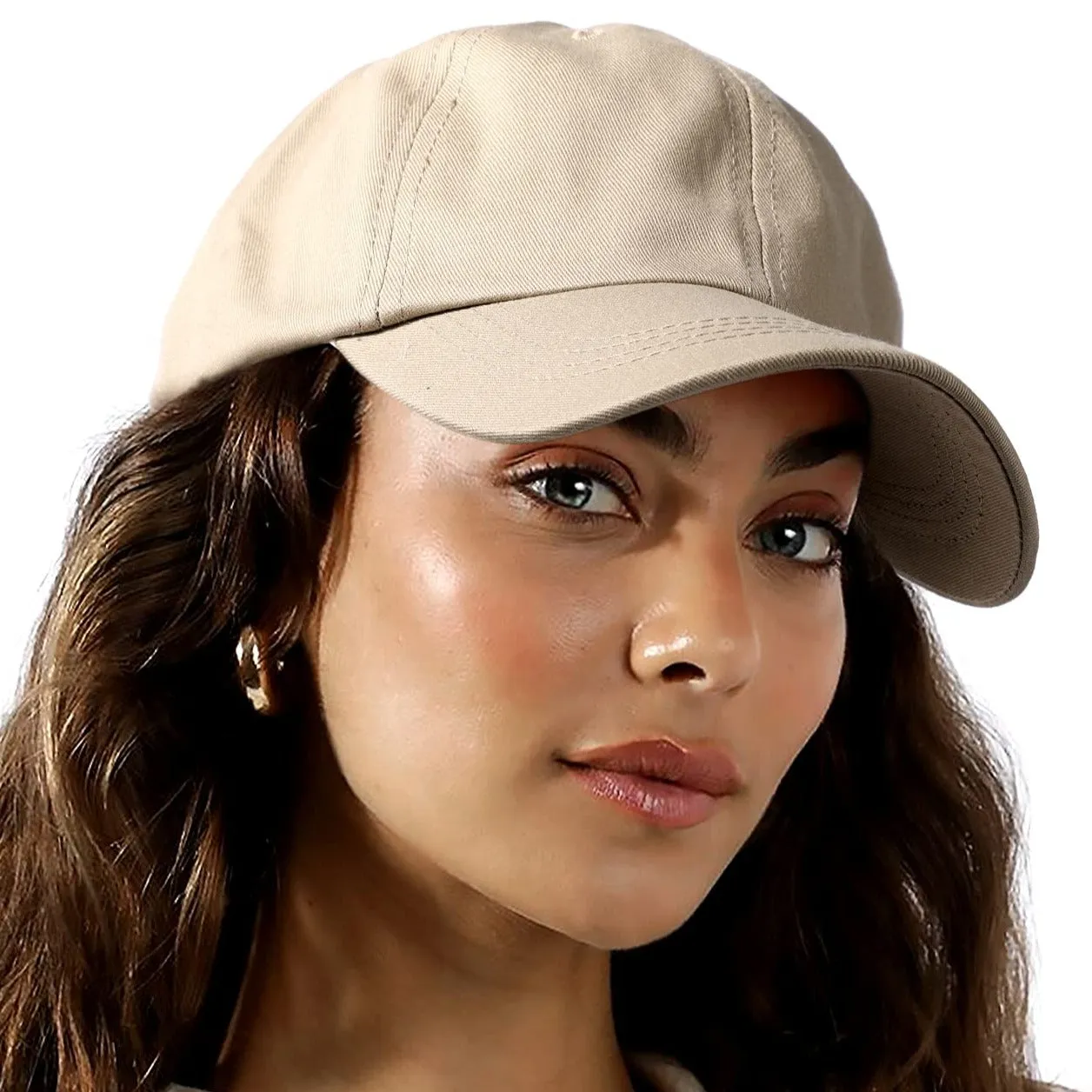 Satin Lined Baseball Cap Unisex Versatile Vintage Dad Hat