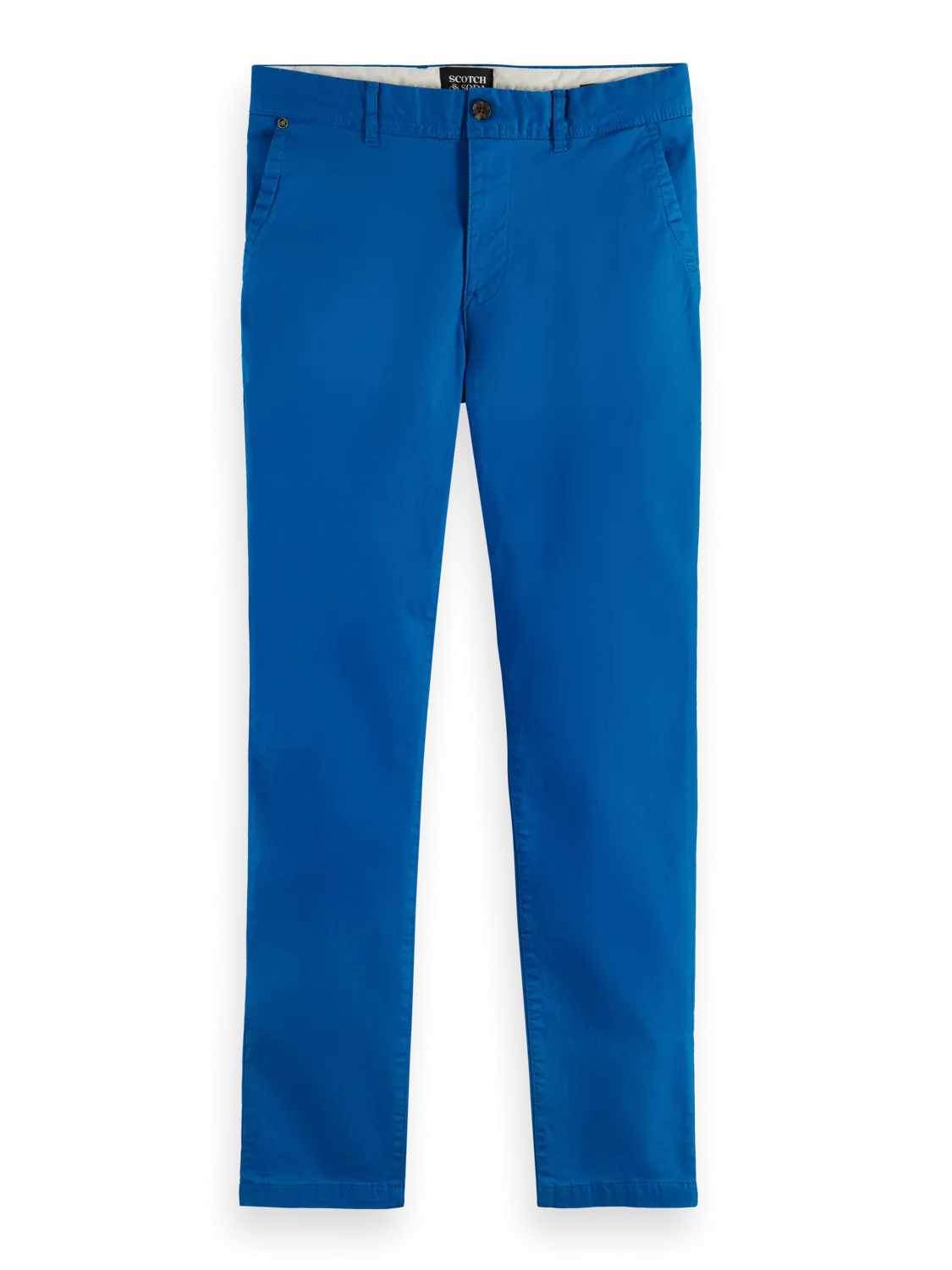 Scotch & Soda - Essential Cotton Chinos - Flamingo or Riviera Blue