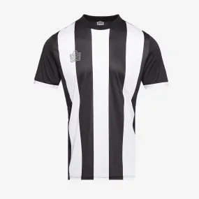 Striped SS Football Shirt - Black/White