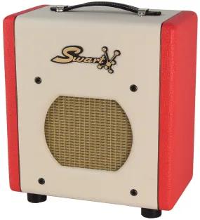 Swart Space Tone Atomic Jr Amp, Ivory, Red