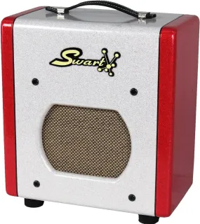 Swart Space Tone Atomic Jr Amp, White, Red Sparkle