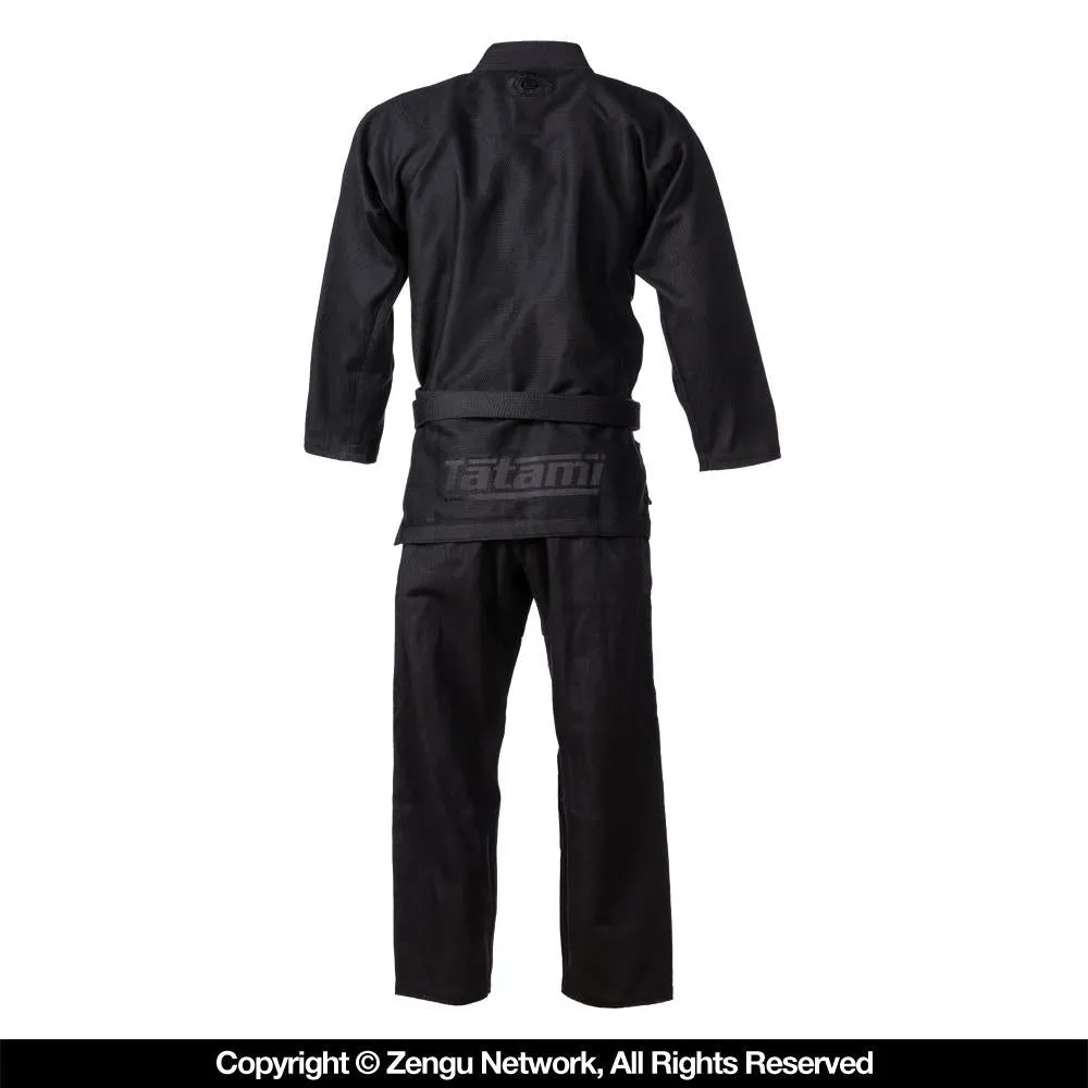 Tatami Estilo 5.0 Black-on-Black BJJ Gi