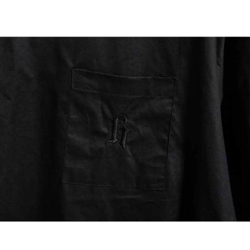 Techwear Black Oversized Shirt