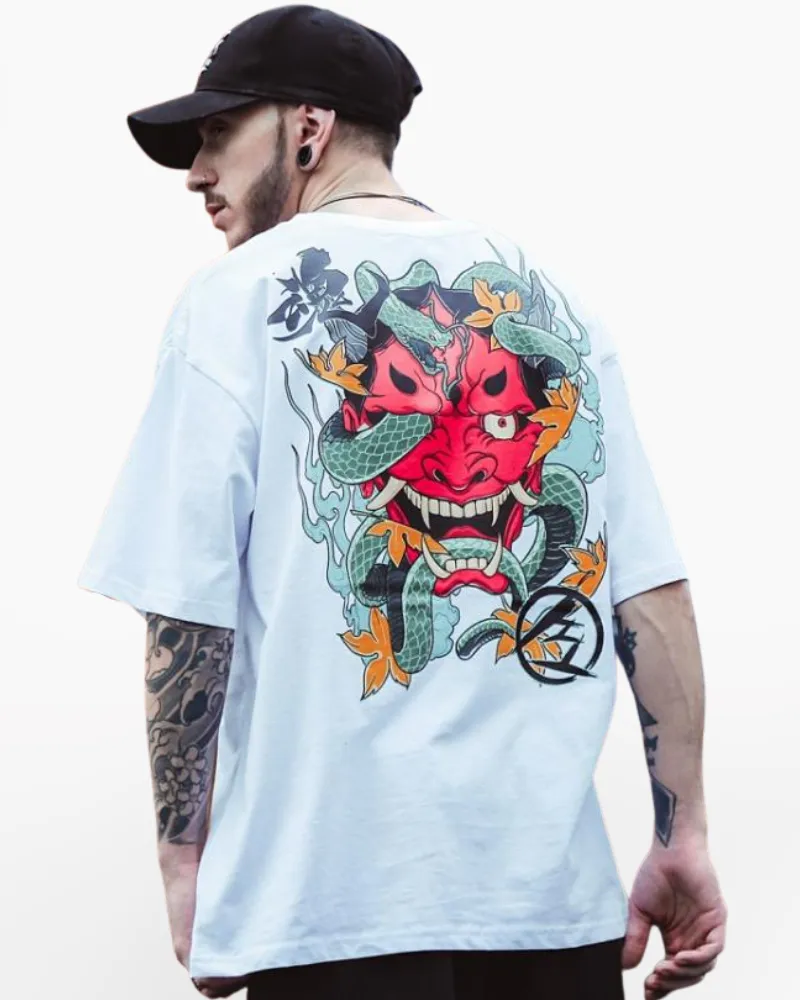 Techwear Oni Mask Shirt