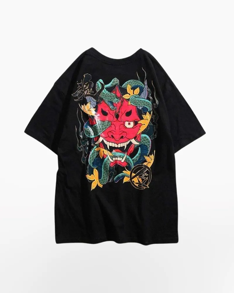 Techwear Oni Mask Shirt