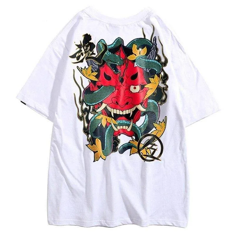 Techwear Oni Mask Shirt